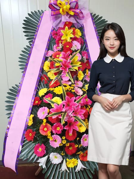 더메리든 3단화환 기본형